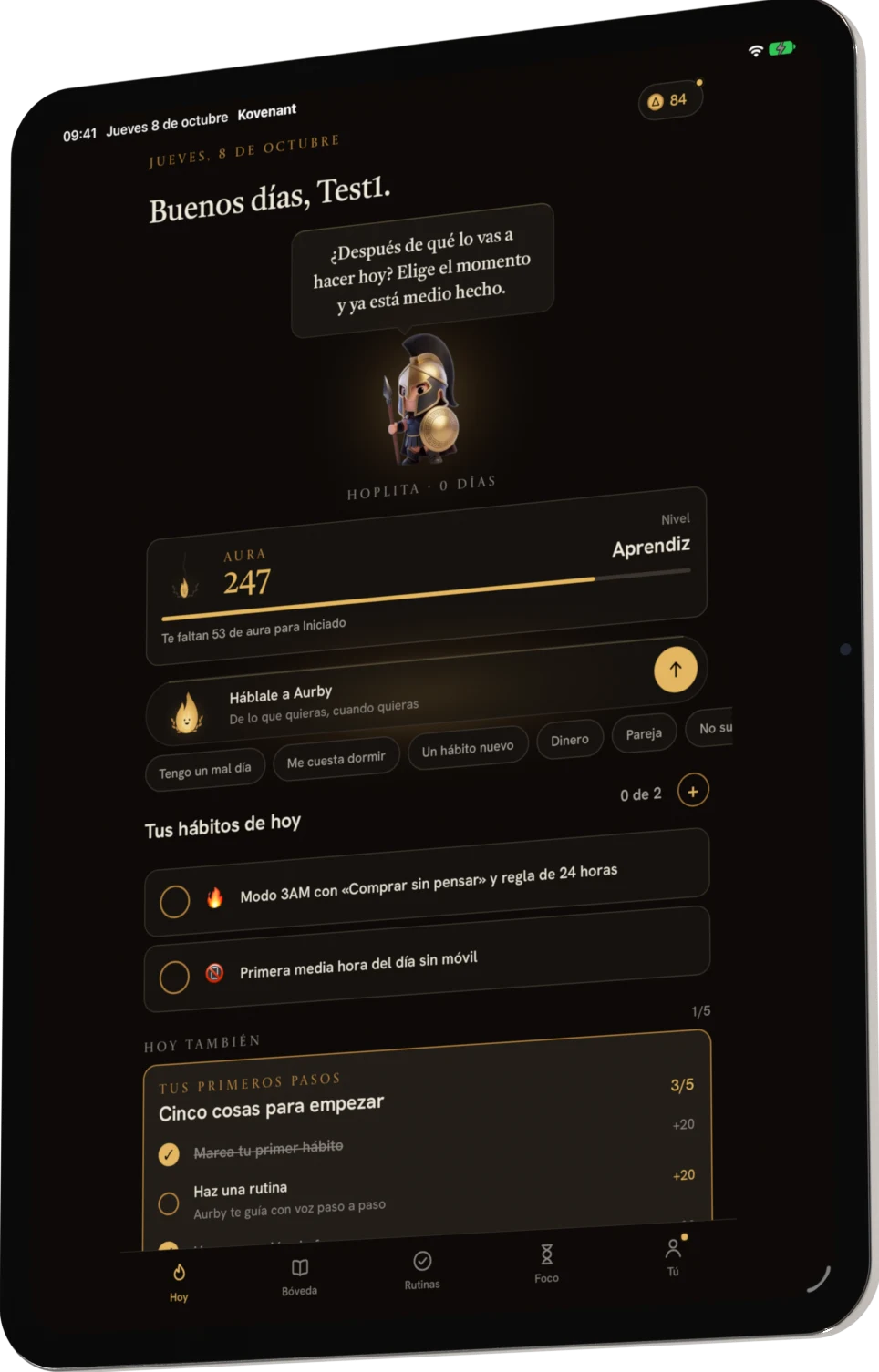 Kovenant en iPad